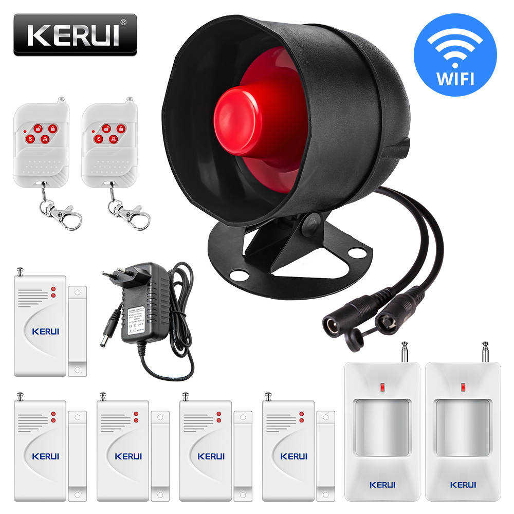 Home Security Zones - KERUI Tuya Akıllı WIFI Kablosuz Güvenlik