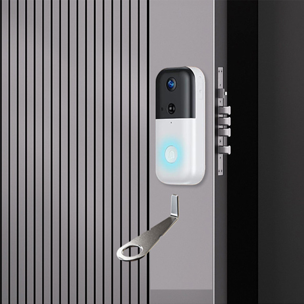 Home Security Doorbell Camera - Gümüş Görüntülü Kapı Zili Anahtarı Halka