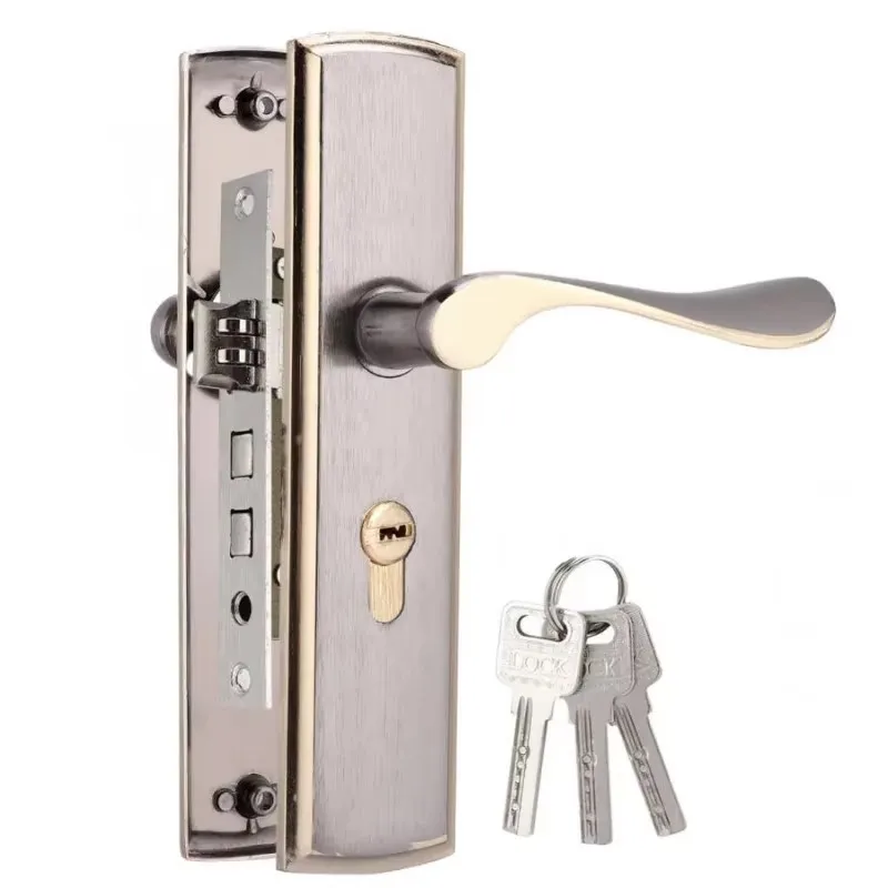 Home Security Product - Altın kapı kolu kilidi sessiz ev