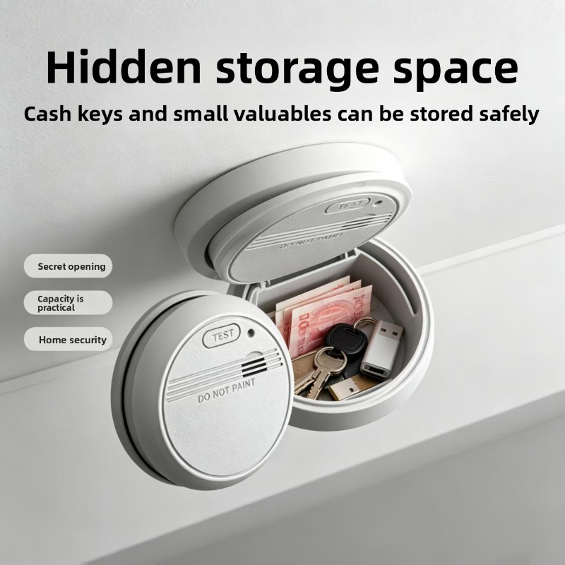 Home Security Brand - Gerçekçi Simüle Edilmiş Duman Dedektörü, Anahtarlar,