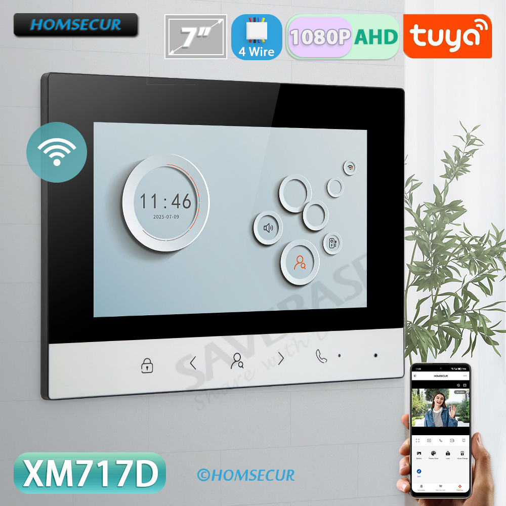 Home Security With Monitoring - Tuya Akıllı WIFI İç Mekan Monitörü