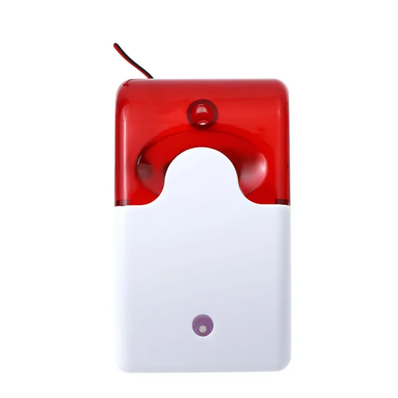 Home Security Zones - Kablolu Strobe Siren Dayanıklı 12V Sesli