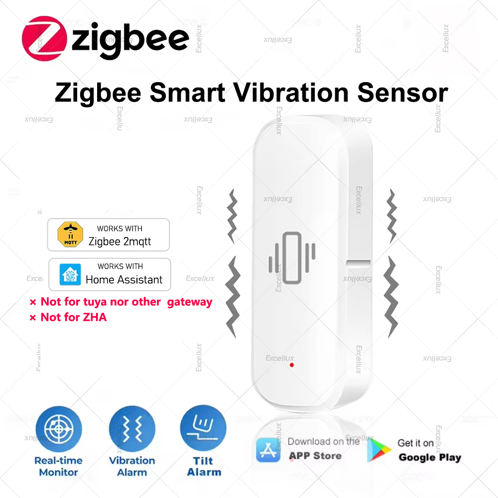 Home Security With Monitoring - Zigbee Akıllı Titreşim Sensörü Ev Güvenlik