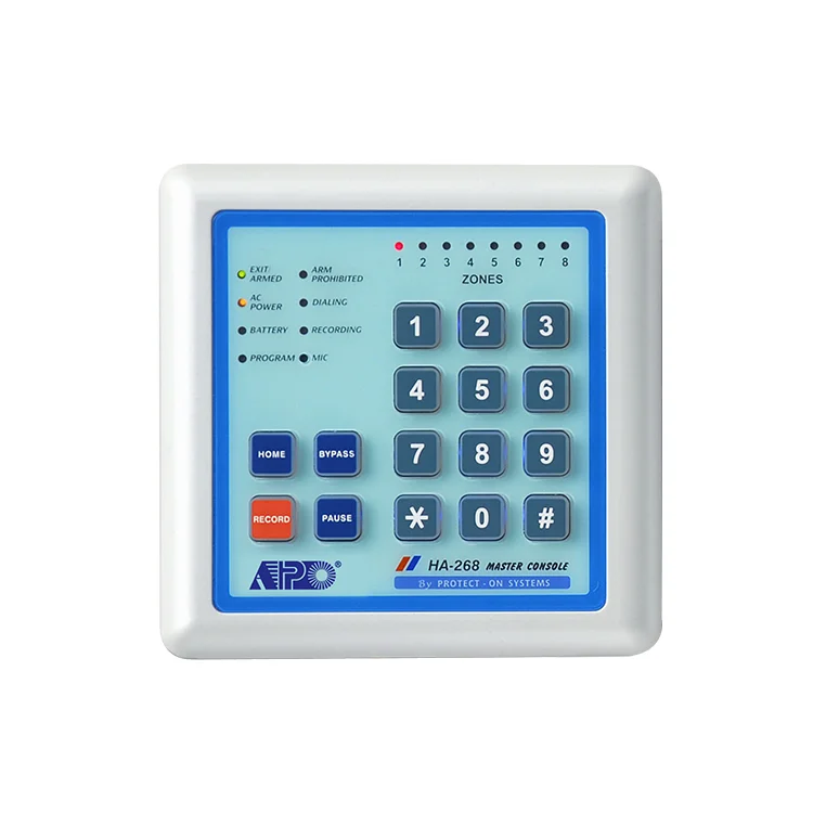 Home Security Zones - 8 Bölgeli Ev Güvenlik Alarm Kontrol