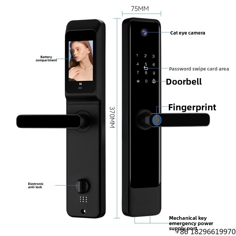 Home Security For Apartments - Parmak İzi Akıllı Kilit IC Kart