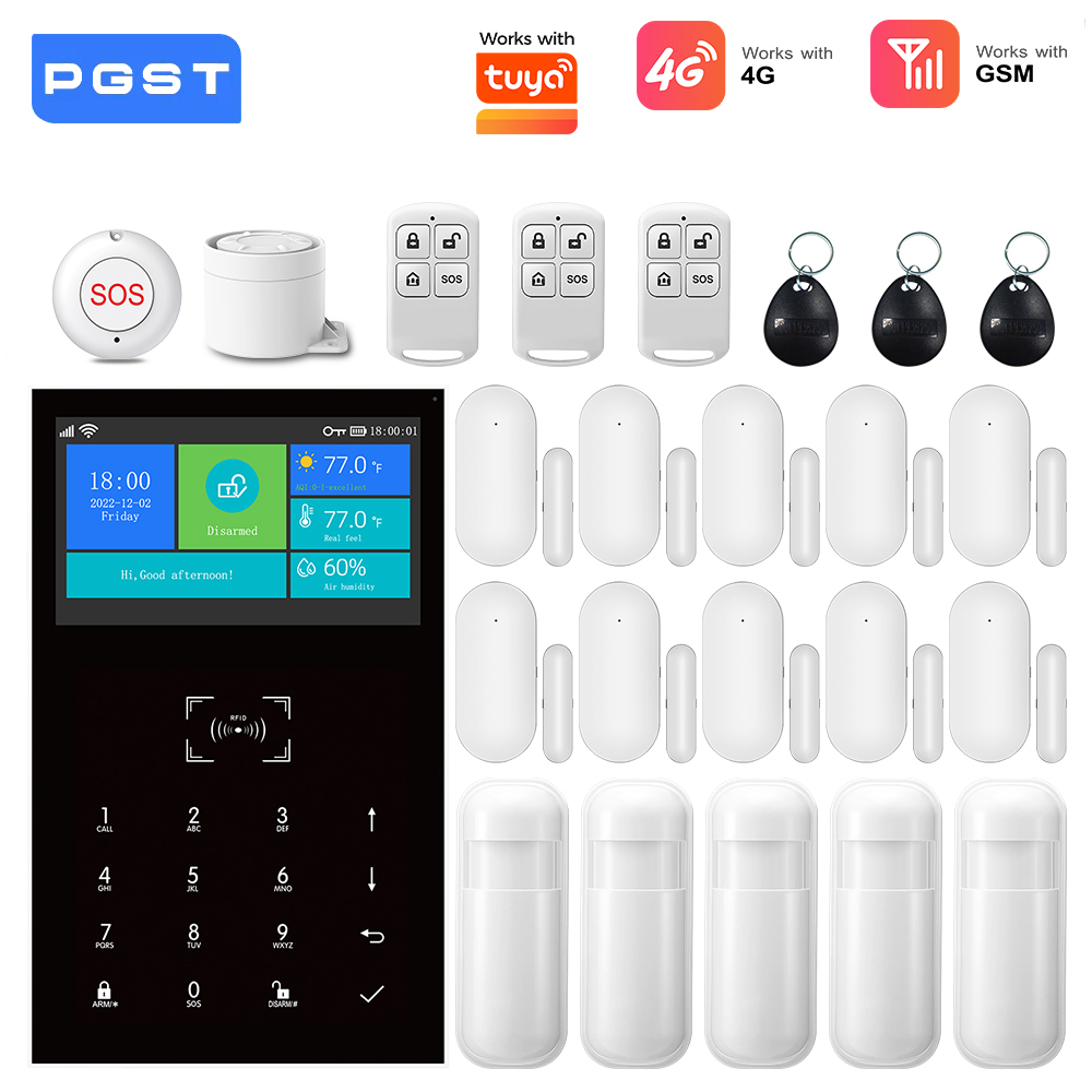 Home Security Product - 4G GSM WiFi Alarm Sistemi Tuya