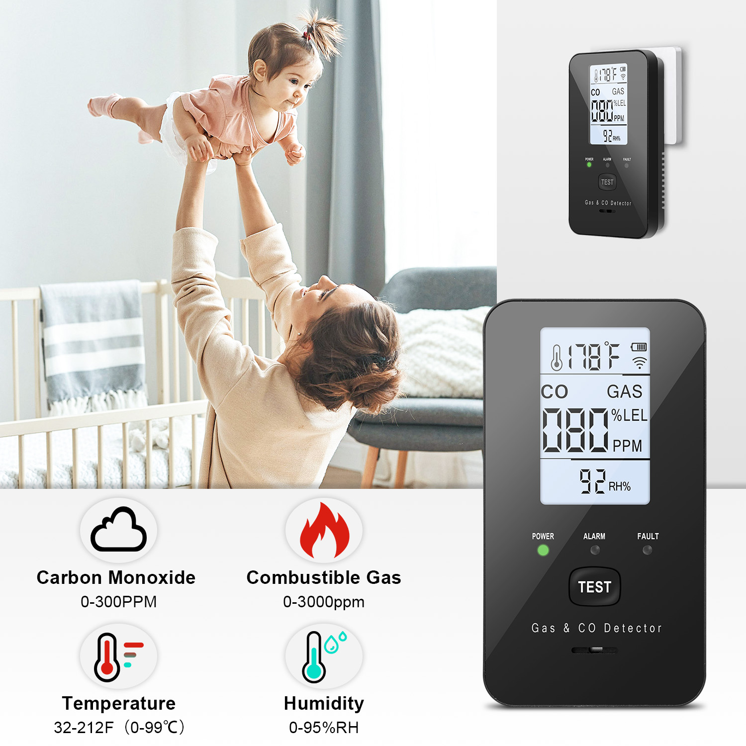 Kombinasyon Doğal Gaz Dedektör - Home Security For Apartments incelemesi ve fiyatı