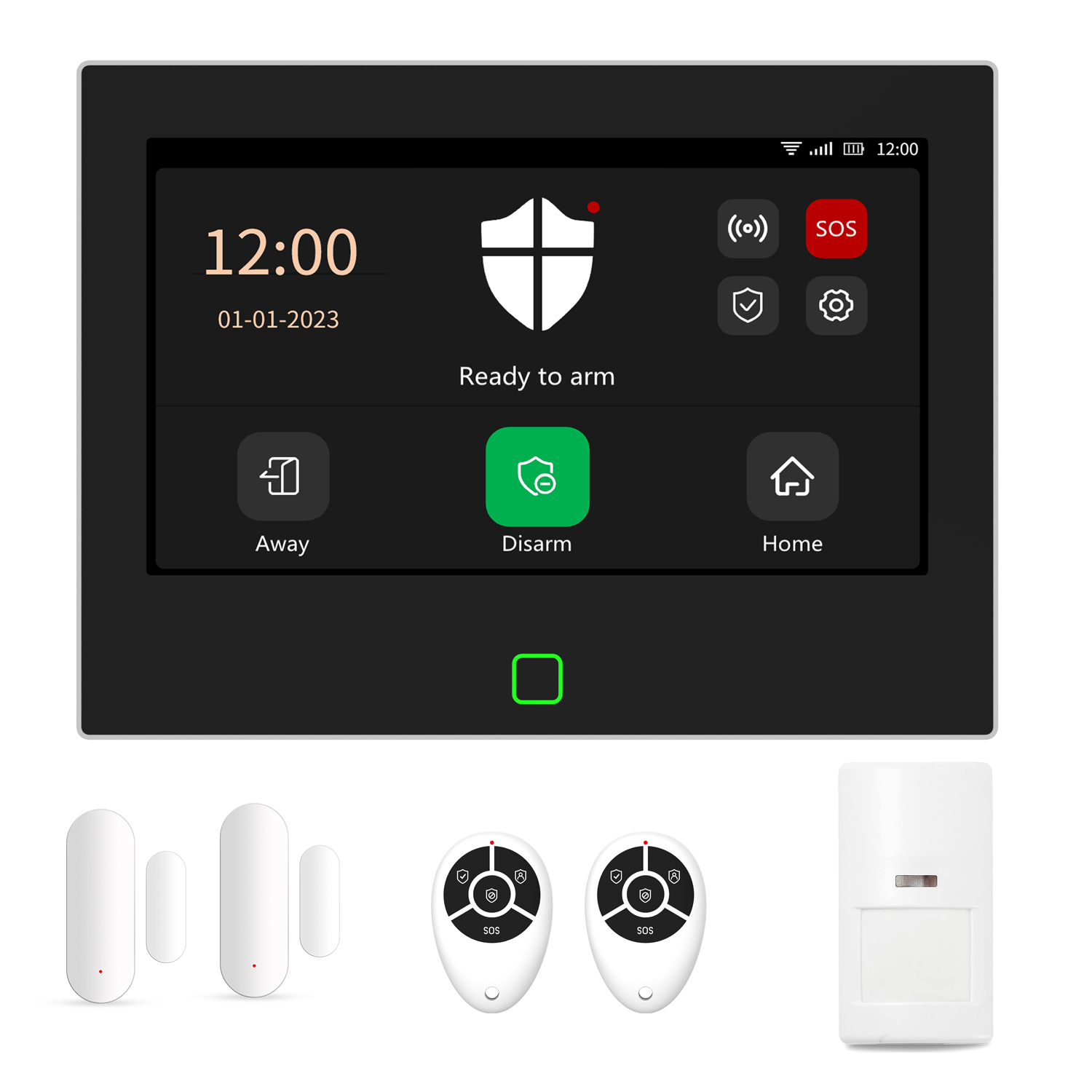 7 İnç Tam Dokunmatik Ekran 43H - Home Security Zones incelemesi ve fiyatı