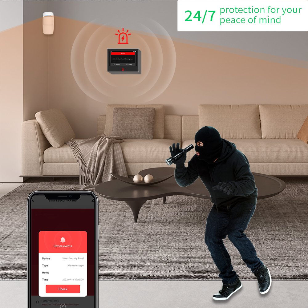 7 İnç Tam Dokunmatik Ekran 43H - Home Security Zones incelemesi ve fiyatı