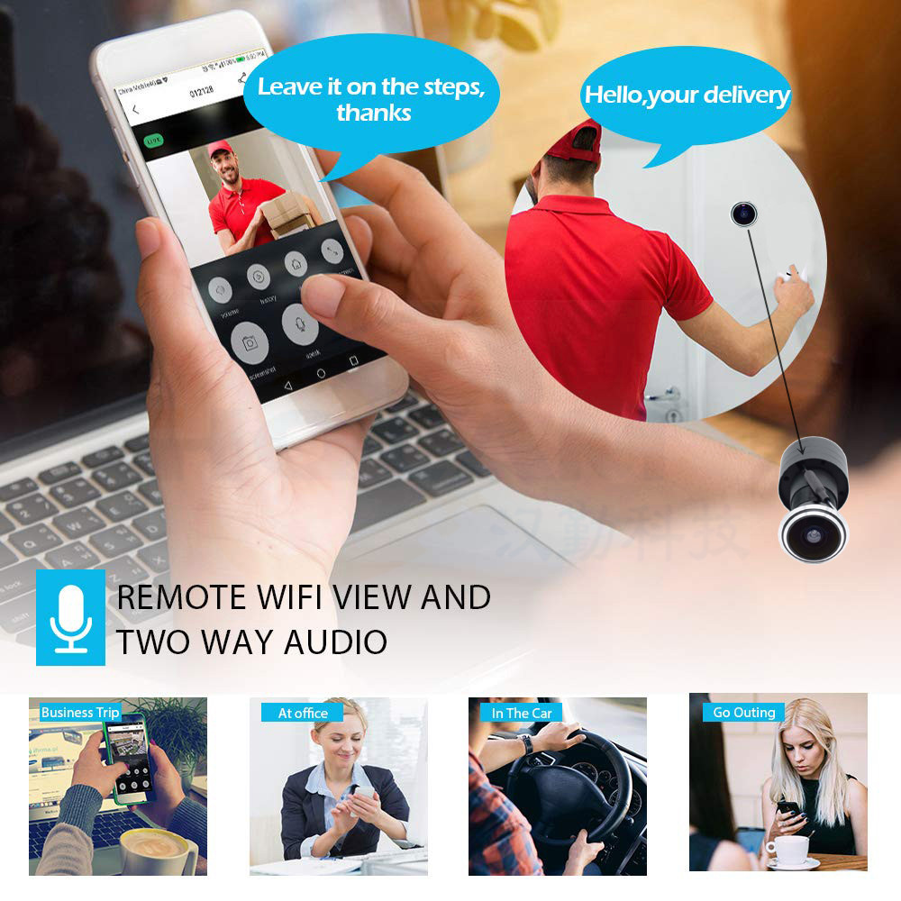 5MP Kapı Göz IP POE Kamera Min - Home Security Tech incelemesi ve fiyatı
