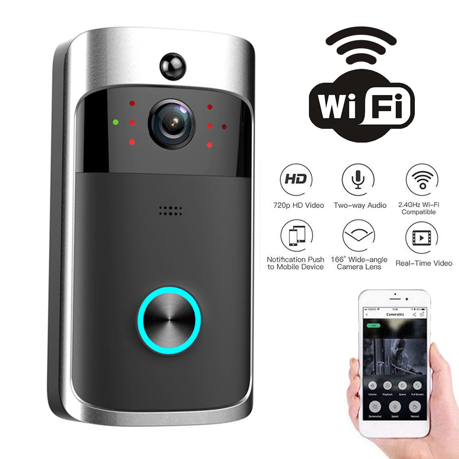 2026 YENI V5 Görüntülü Kapı Zi - Home Security Doorbell Camera incelemesi ve fiyatı