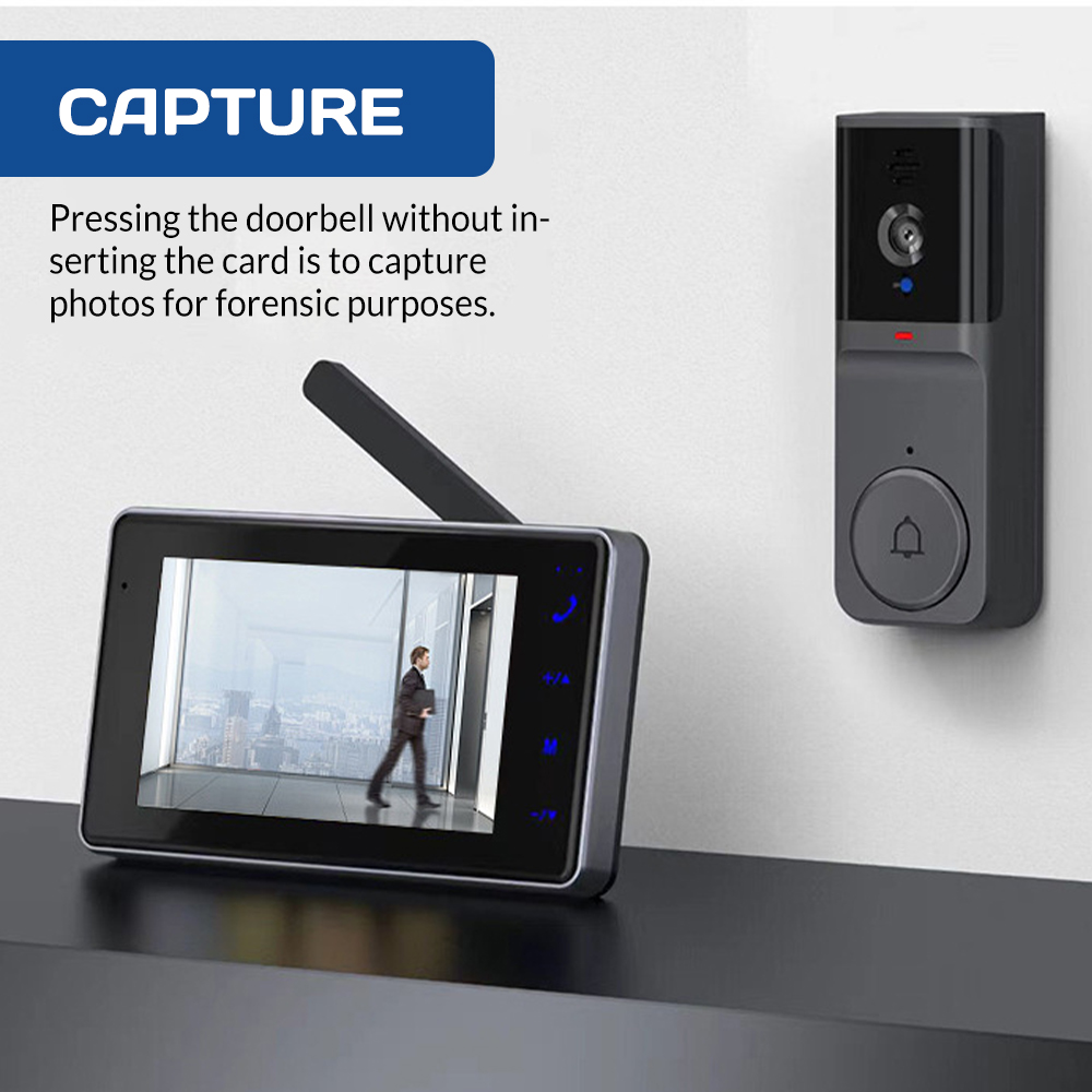 4.3 inç HD IPS Ekranlı Kablosu - Home Security Doorbell Camera incelemesi ve fiyatı