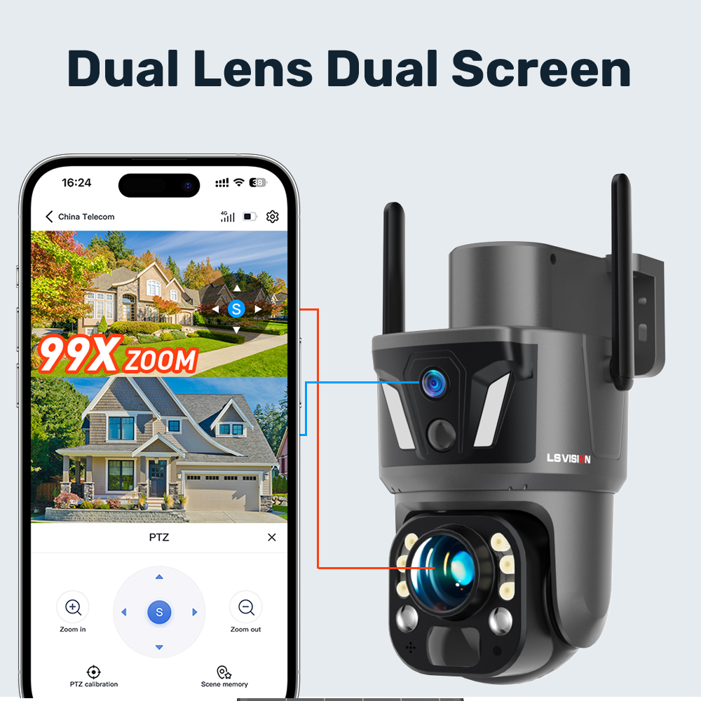 LS VISION 4K 8MP Dış Mekan Ev  - Home Security Product incelemesi ve fiyatı