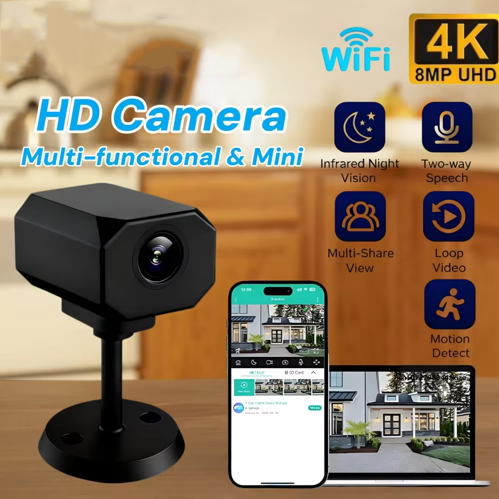Ev İçin 4K HD WiFi Güvenlik Ka - Home Security For Apartments incelemesi ve fiyatı