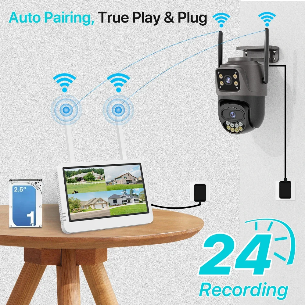 5MP WiFi Güvenlik 8 Kanallı NV - Home Security With Monitoring incelemesi ve fiyatı