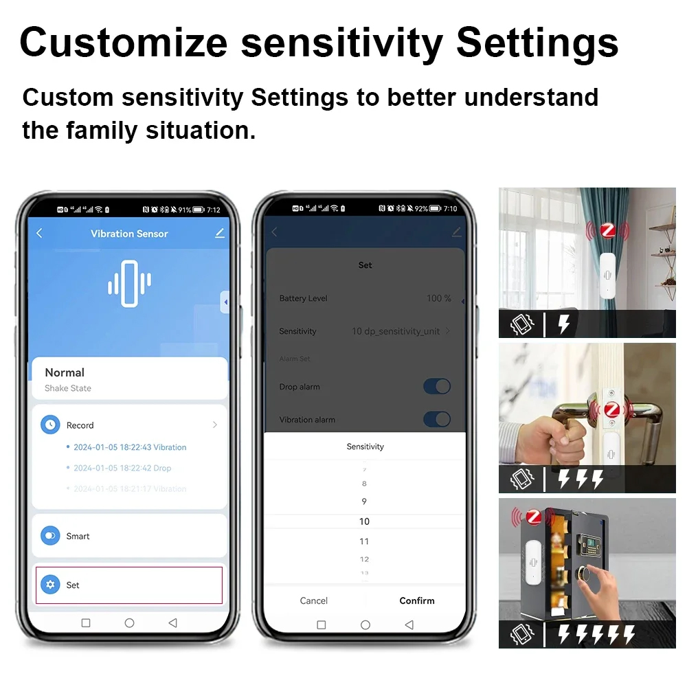 Akıllı ZigBee Titreşim Sensörü - Home Security With Monitoring incelemesi ve fiyatı