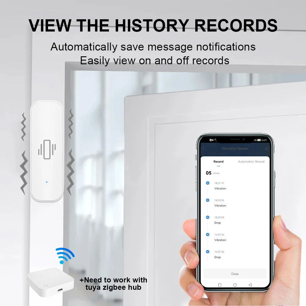 Akıllı ZigBee Titreşim Sensörü - Home Security With Monitoring incelemesi ve fiyatı