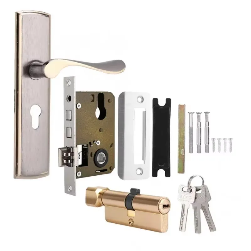 Altın kapı kolu kilidi sessiz  - Home Security Product incelemesi ve fiyatı