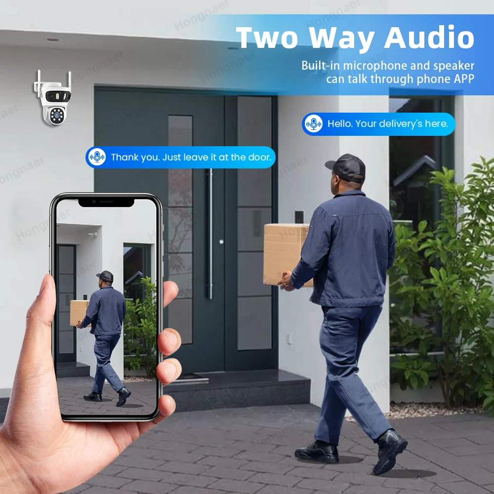 2026 Hongnaer 6MP 4 Kanallı 3  - Home Security With Camera incelemesi ve fiyatı