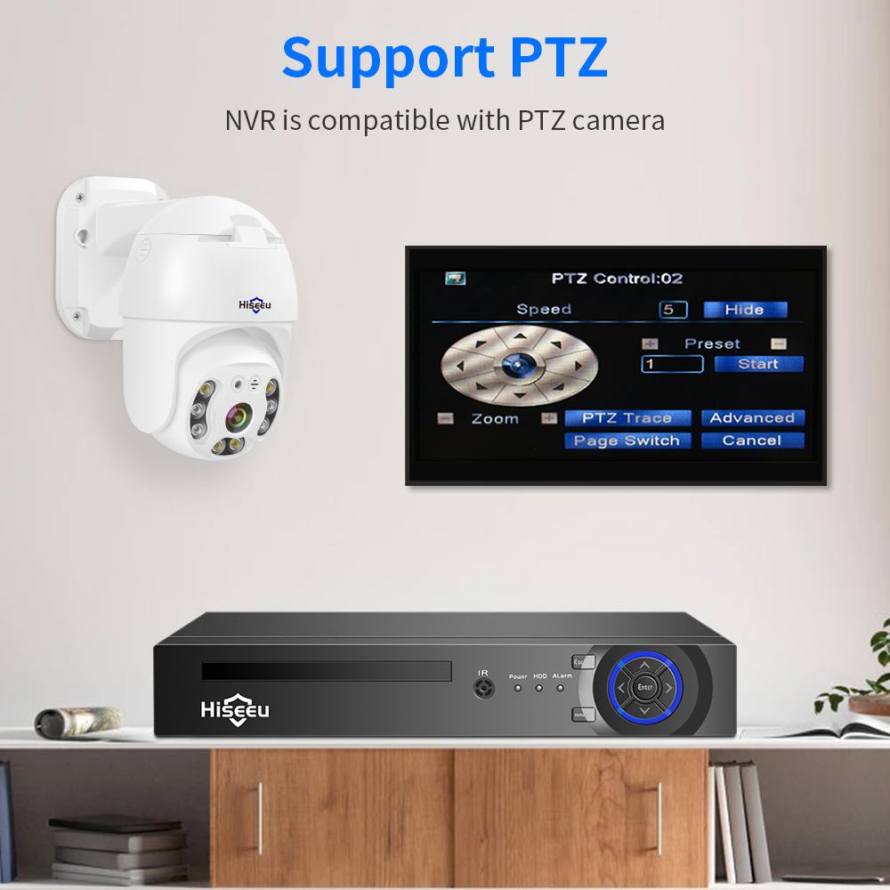 Hiseeu 4CH 10CH 16CH 4K 8MP 5M - Home Security With Camera incelemesi ve fiyatı