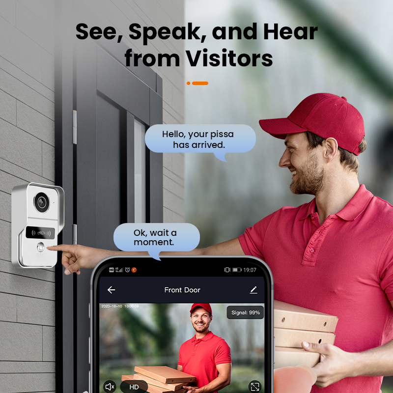 Tuya akıllı 1080P kapı zili ka - Home Security Doorbell Camera incelemesi ve fiyatı