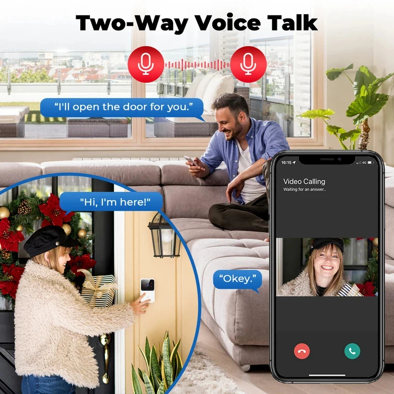 Akıllı Ev WiFi Görüntülü Kapı  - Home Security La incelemesi ve fiyatı