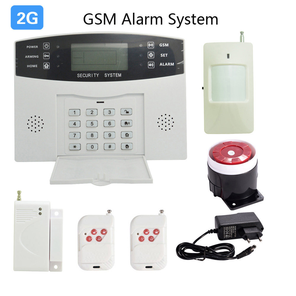 1 takım ev güvenliği 2G GSM hı - Home Security Zones incelemesi ve fiyatı