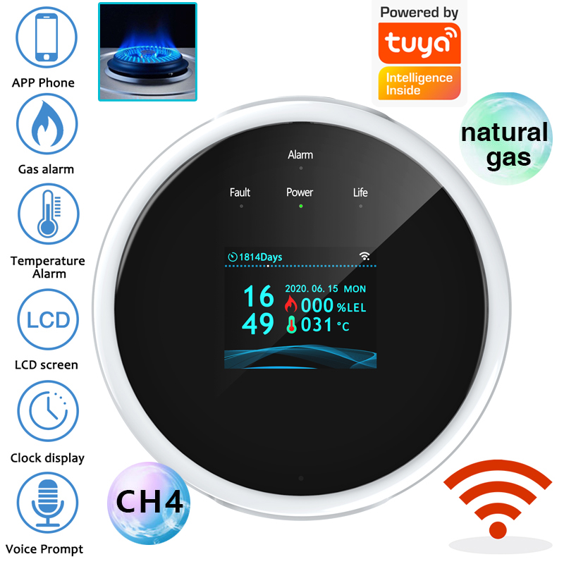 2.4G WiFi Gaz Alarm Sensörü Ya - Home Security With Monitoring incelemesi ve fiyatı
