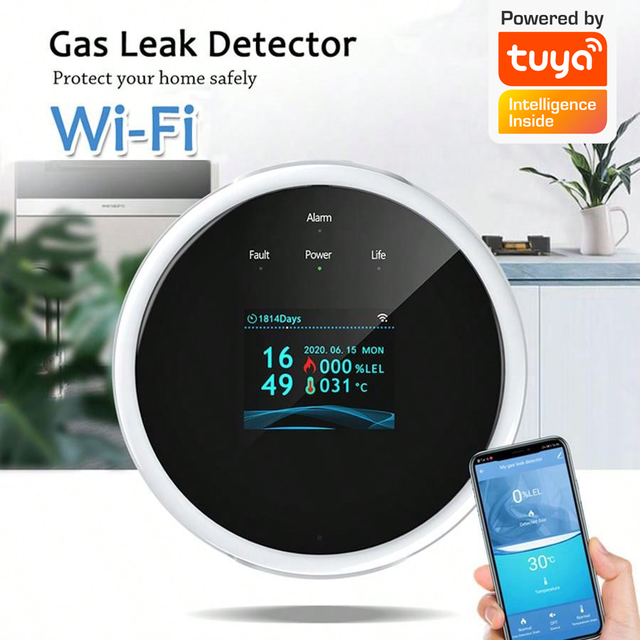 2.4G WiFi Gaz Alarm Sensörü Ya - Home Security With Monitoring incelemesi ve fiyatı