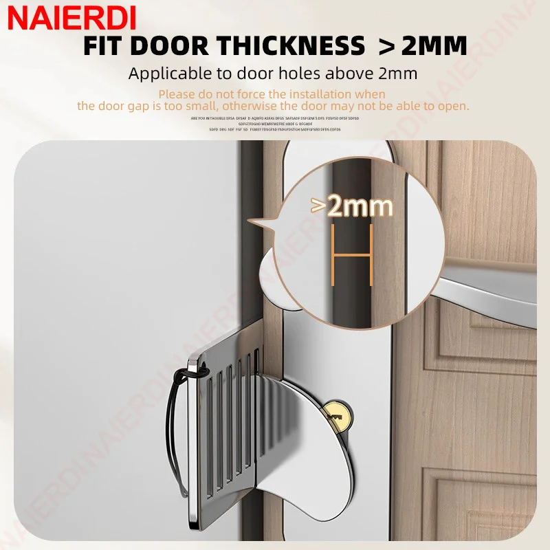 NAIERDI Paslanmaz Çelik Taşına - Home Security For Apartments incelemesi ve fiyatı