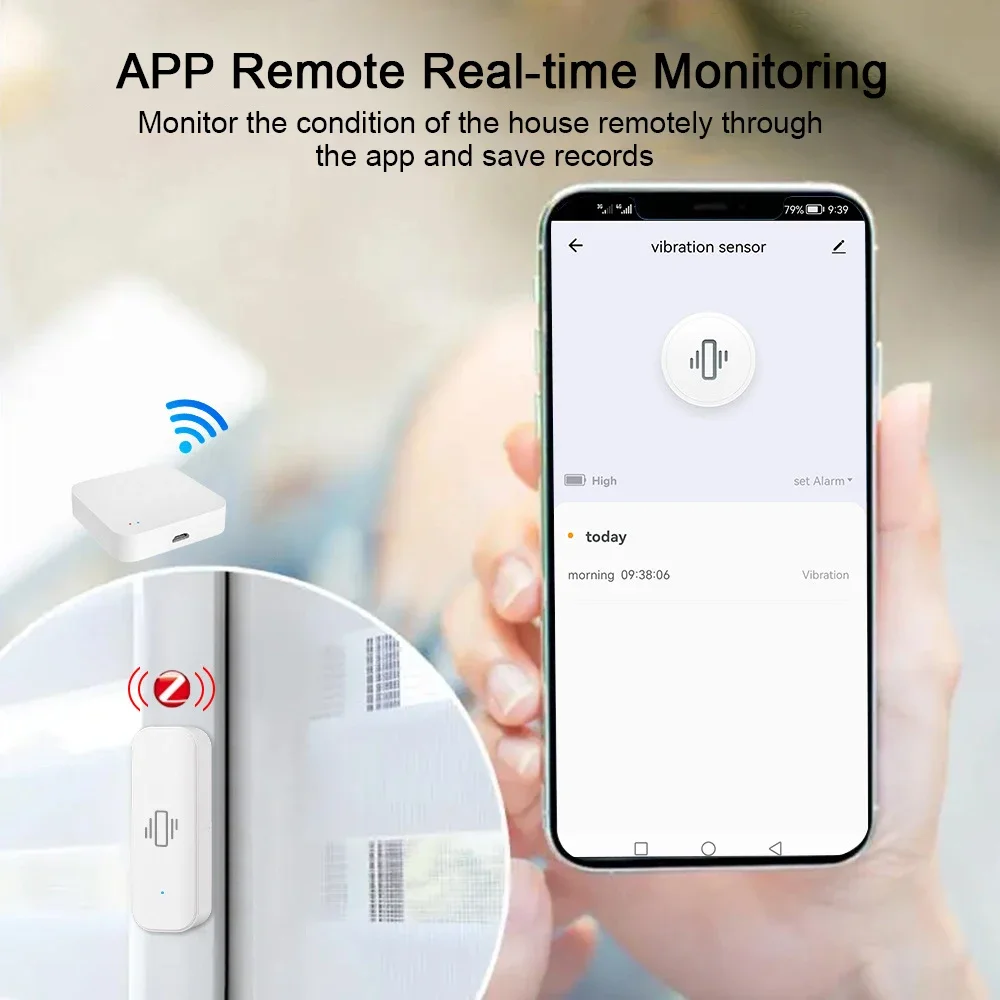 Tuya WiFi/Zigbee akıllı titreş - Home Security With Monitoring incelemesi ve fiyatı