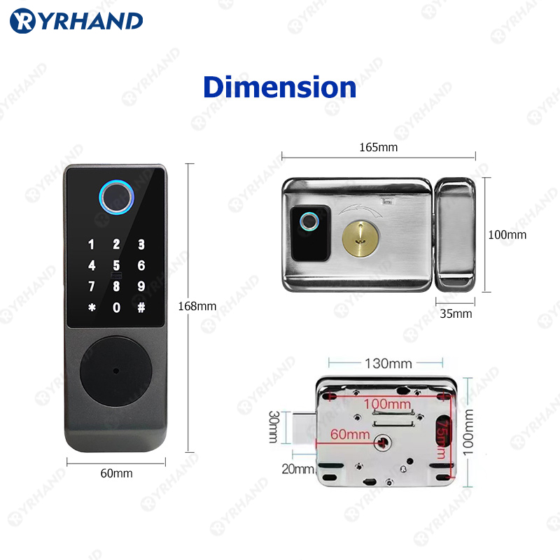 Tuya akıllı kilit su geçirmez  - Home Security Brand incelemesi ve fiyatı