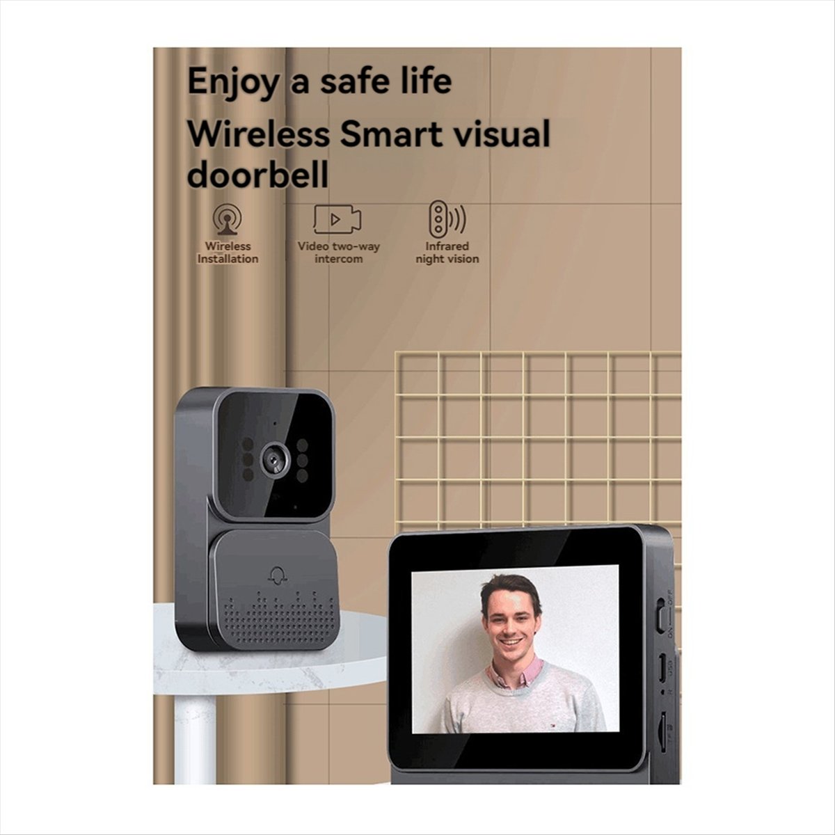 AU47 – Akıllı Kablosuz Kapı Zi - Home Security For Apartments incelemesi ve fiyatı